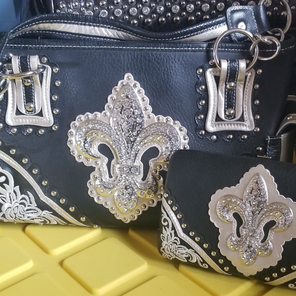 Western bling purse